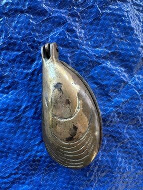 Vintage Brass Pocket Compass Pendant - Brown/Brass